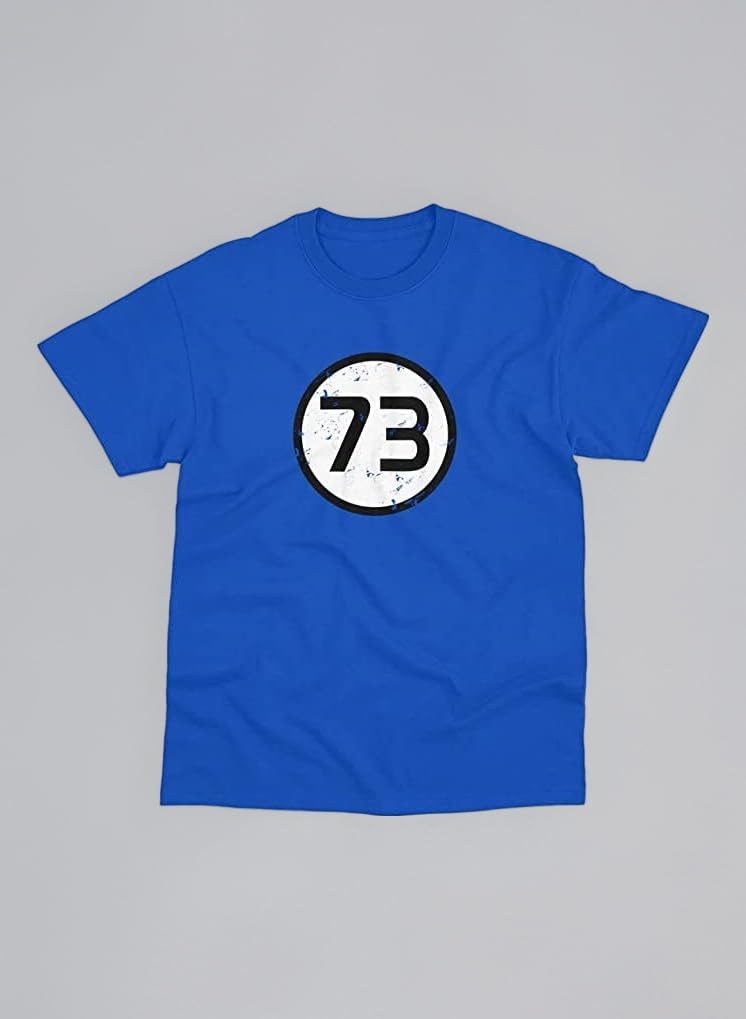 Sheldon Cooper 73 Perfect Number Big Bang Inspired Adults T-Shirt
