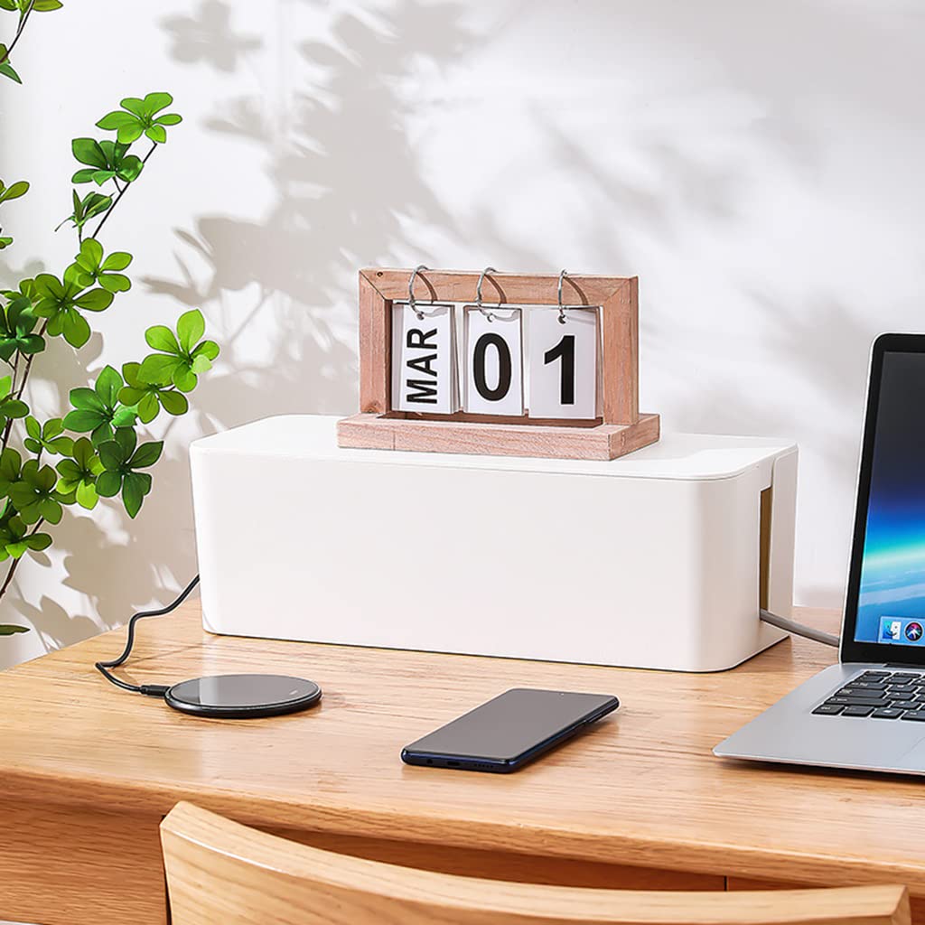 Praktische Kabelbox für Zuhause, Schlafsaal, Büro, Kabelschutz für Hülle, Anti-Verdrehung, Stromkabel, Aufbewahrung, Organizer