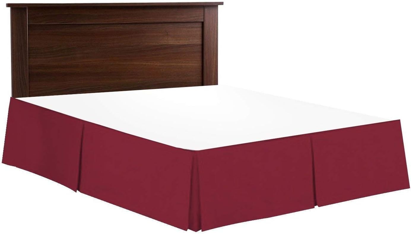 Loom Atrium Hotel Luxury Bed Skirt Box Pleated BedSkirt