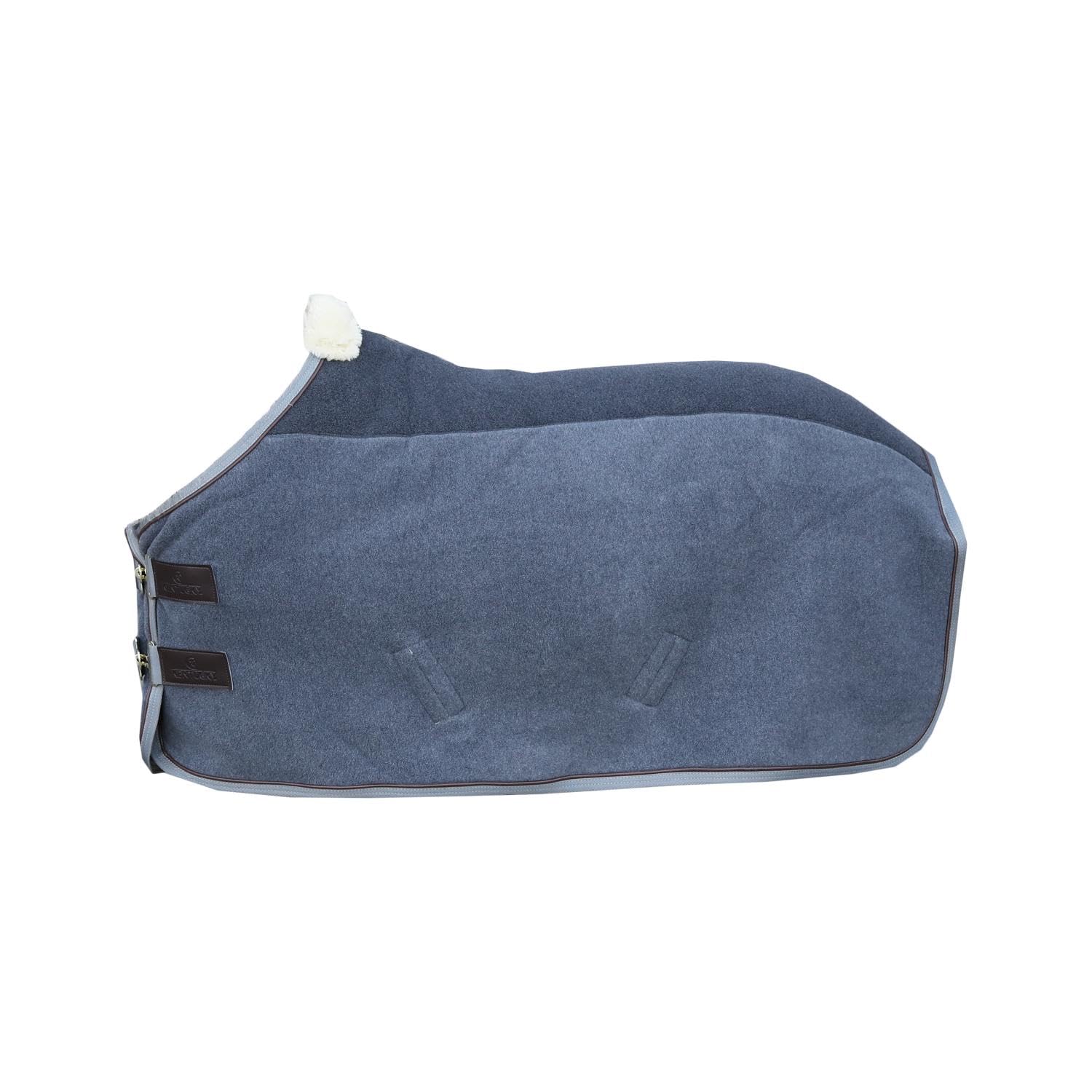 Couverture polaire Kentucky gris 130/183 pour sécher rapidement votre cheval après le travail