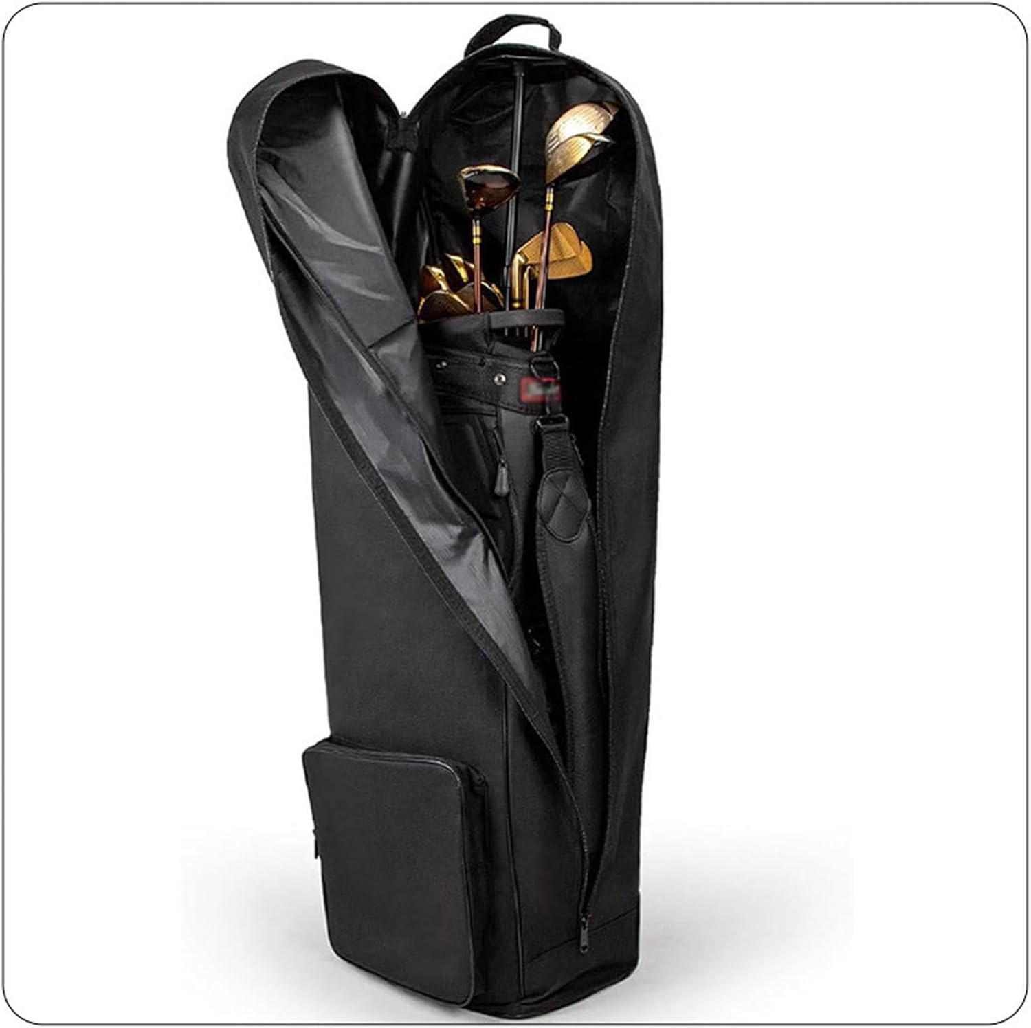 Alvivi Collapsible Single Tier Golf Airline Bag Wear Resistant Nylon Rolling Stick Transport Luggage for Journey