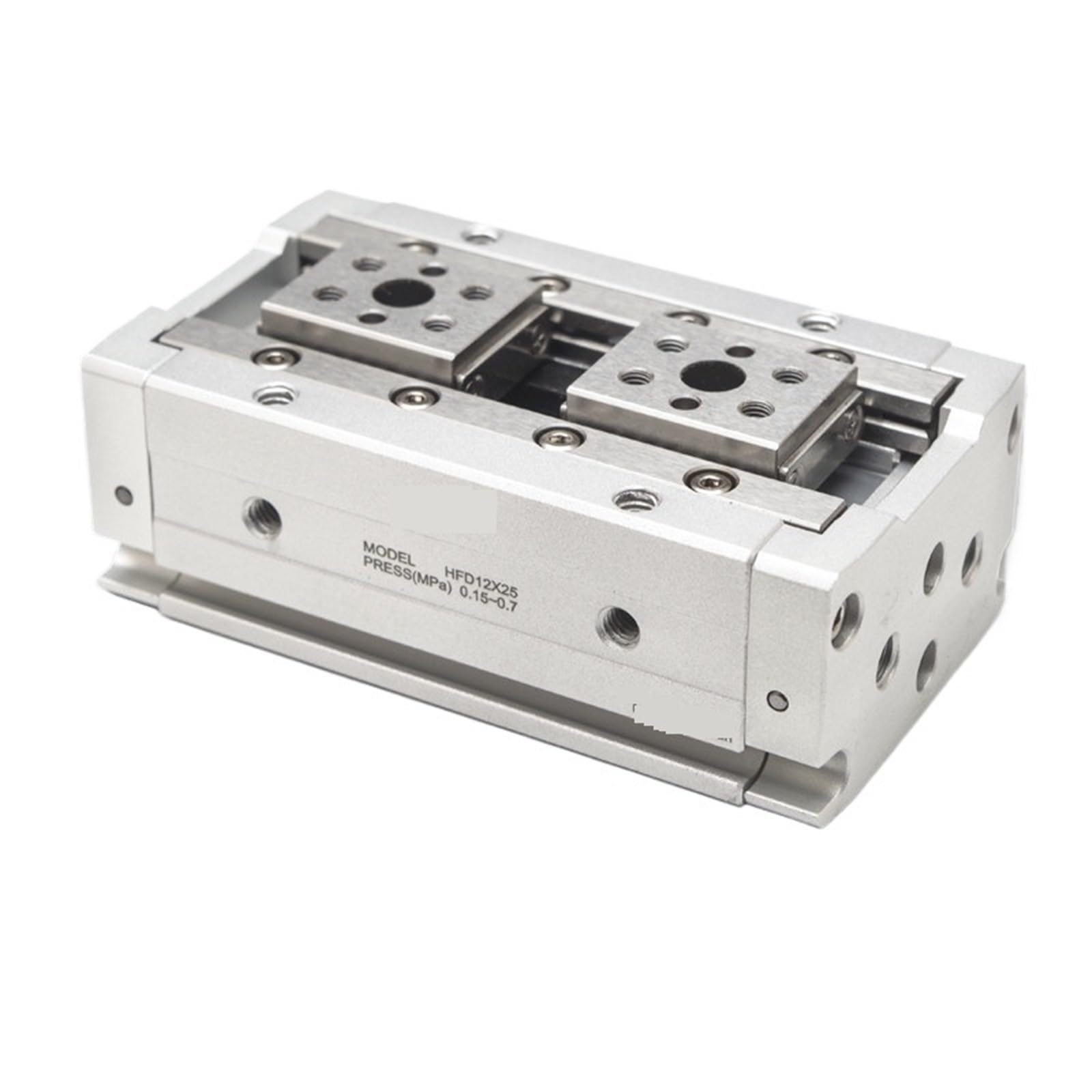 Cylindre à doigt coulissant mince HFD16X15 anti rotation pour espace réduit