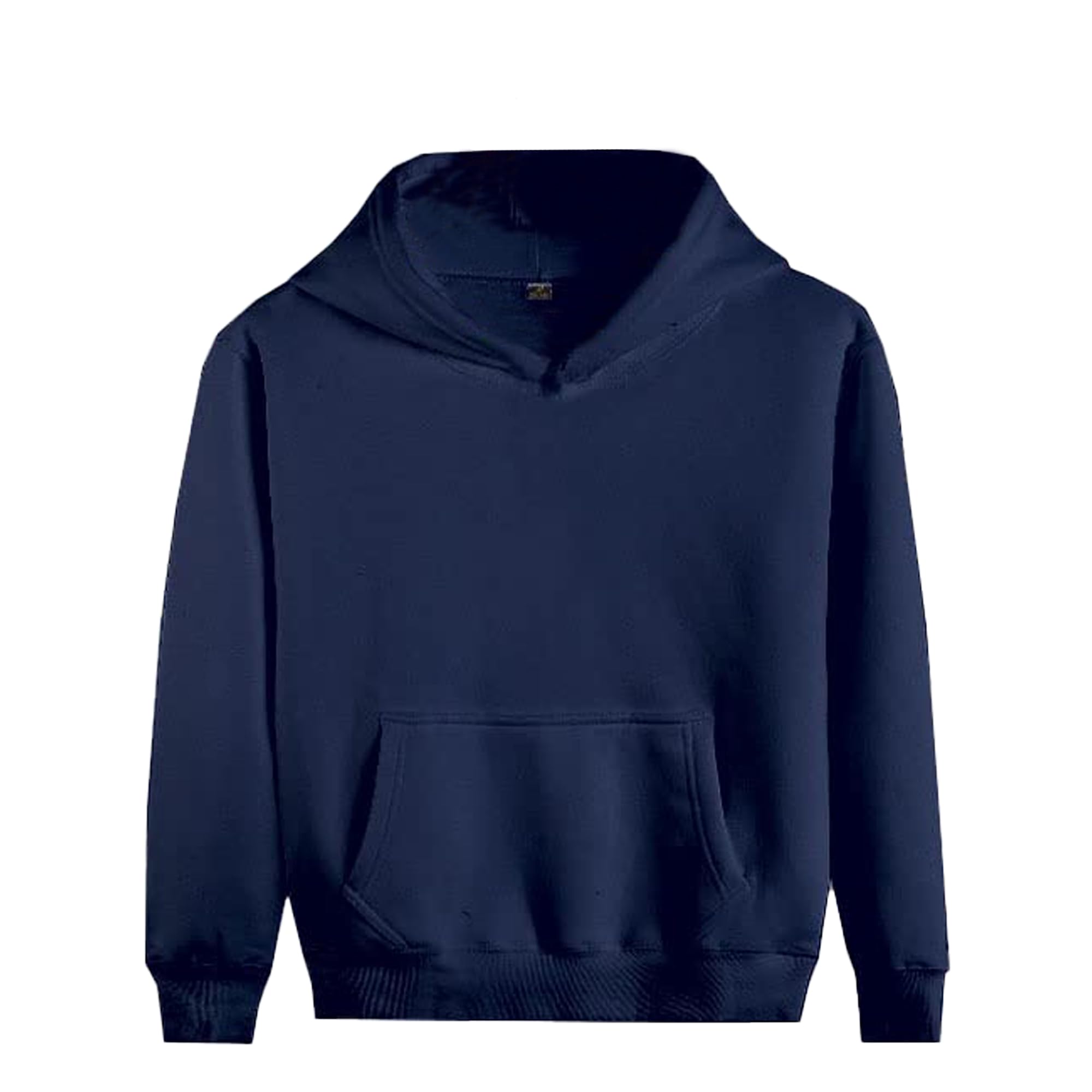 Vasego Boys Navy Girls Plain Coloured Hoodie Jacket Kids Children Pockets Warm Hoody Hooded Sweatshirt Outerwear Tops Uk (As8, Age, 5_Years, 6_Years, Regular, )