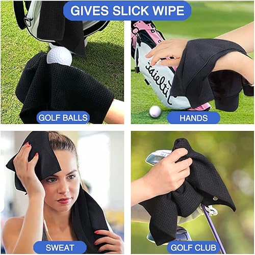 Miniatura 6 de Hafhue Talk Birdie to Me - Divertida toalla de golf, regalos de golf para hombres y mujeres, accesorios de golf para hombres o mujeres, regalos de