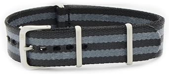 Morellato Cinturino Uomo Modello Nato per Omega Rolex Panerai 18mm Grigio e  Nero : Amazon.it: Orologi