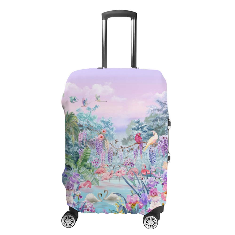 Housse pour bagages valise de voyage en polyester lavable et extensible - 8