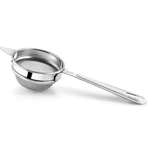 i bharat Stainless Steel Tea Strainer/chai channi Double jaa
