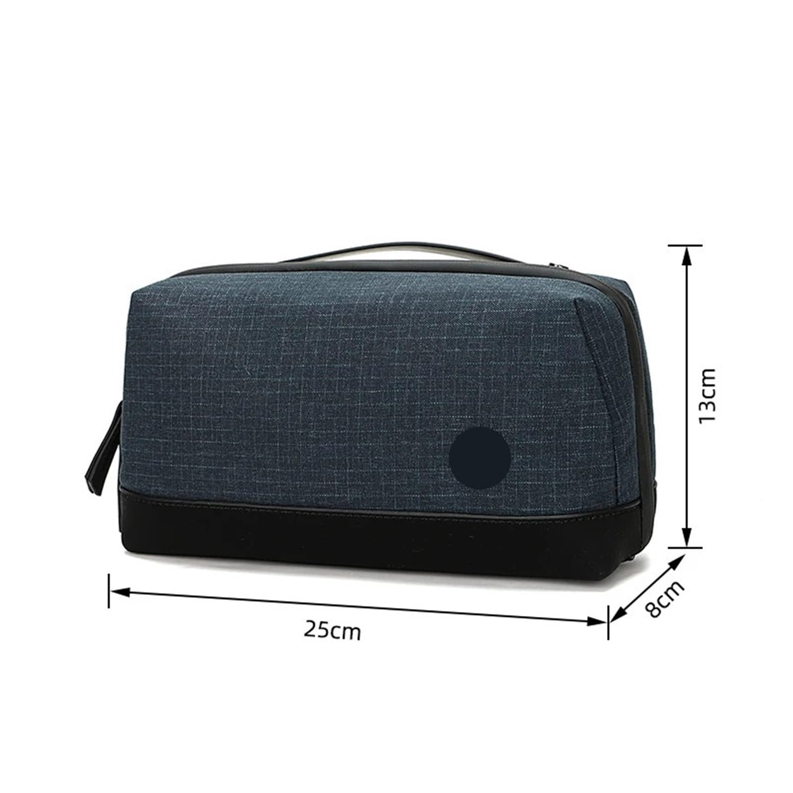 Trousse Uomo Borsa for cavi da viaggio for organizer di grande capacità for riporre accessori portatili esterni Impermeabile(Blue)