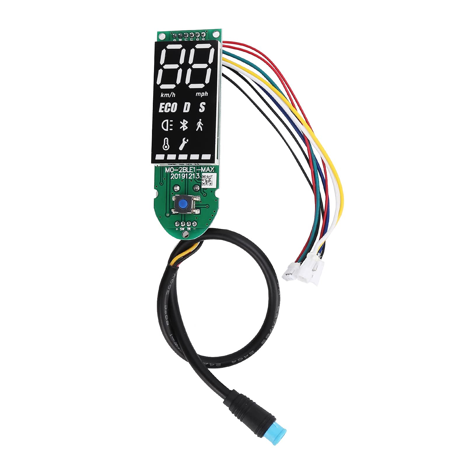 Tachimetro, Alta Risoluzione, Display LCD Digitale con Retroilluminazione LED, for Motociclo, Scooter Elettrico, Guida Urbana, Strade Rurali, Viaggi Lunghi