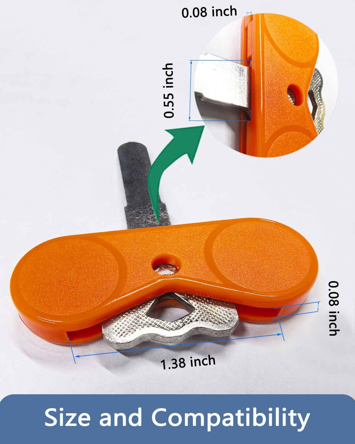 Key Turner Aid, BUMOVE Arthritis Key Cover, 3 Pieces Small