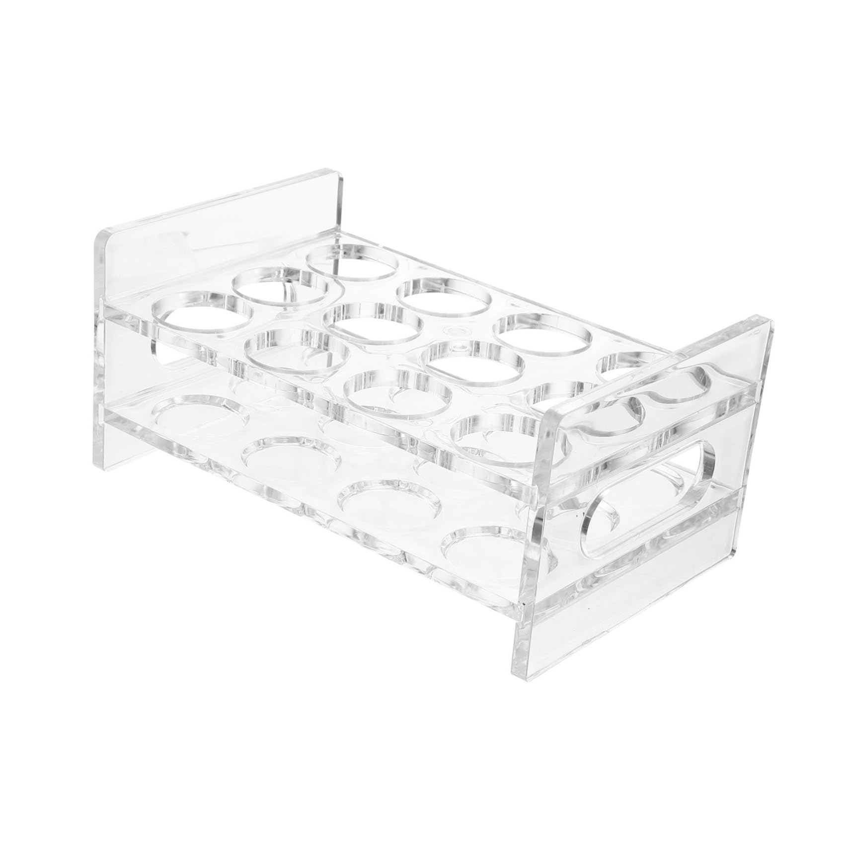 BRIGHTFUFU Acrylic Multi Glass Holder Rack for Bar Stylish Desktop Organizer for Liquor Storage for Party and Event Use Acrylic Design for Use