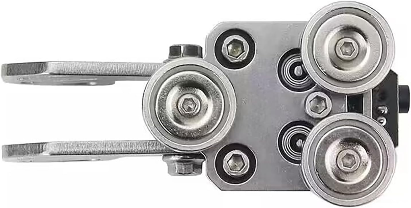 Mini CW Morse Code Key, Radio HAM Send Telegram, Stainless Steel Double Paddle Morse Code Key, Automatic Telegraph Key with Three Neodymium Magnets Base