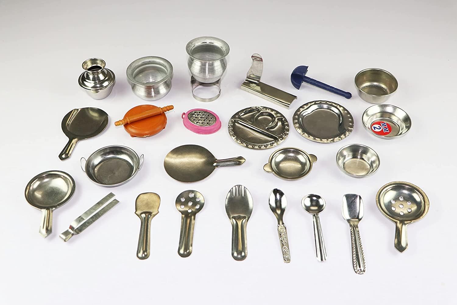 Miniature Kitchen Set,Kitchen Set for Girls|Real Cooking Kit for Play|Steel Kitchen Set for Girls|Choppu Jaman|Cooking Set for Kids|Baby Kitchen Set Toys for Girls (25 pcs New) (B0CKW5S9KT) Amazon Price History, Amazon Price Tracker