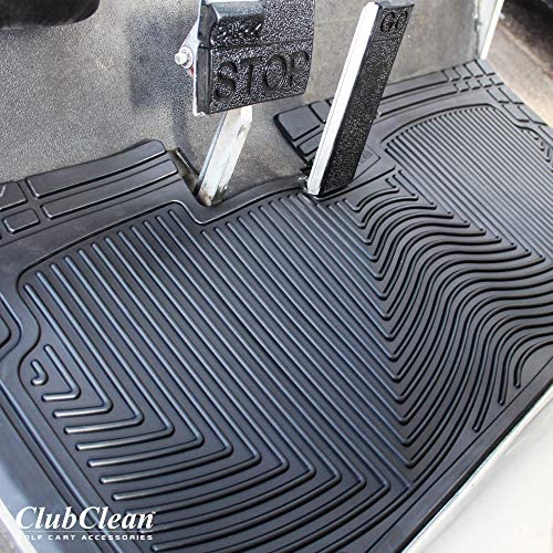 Shield Family/Club Clean Golf Cart Floor Mat - Fits Club Car Ds Model- New And Improved - Only Golf Car Mat To Meet 6 Astm Standards- Industry Standard Golf Cart Mat- Golf Car Mat 8Mm Thick - Patented #TOP3