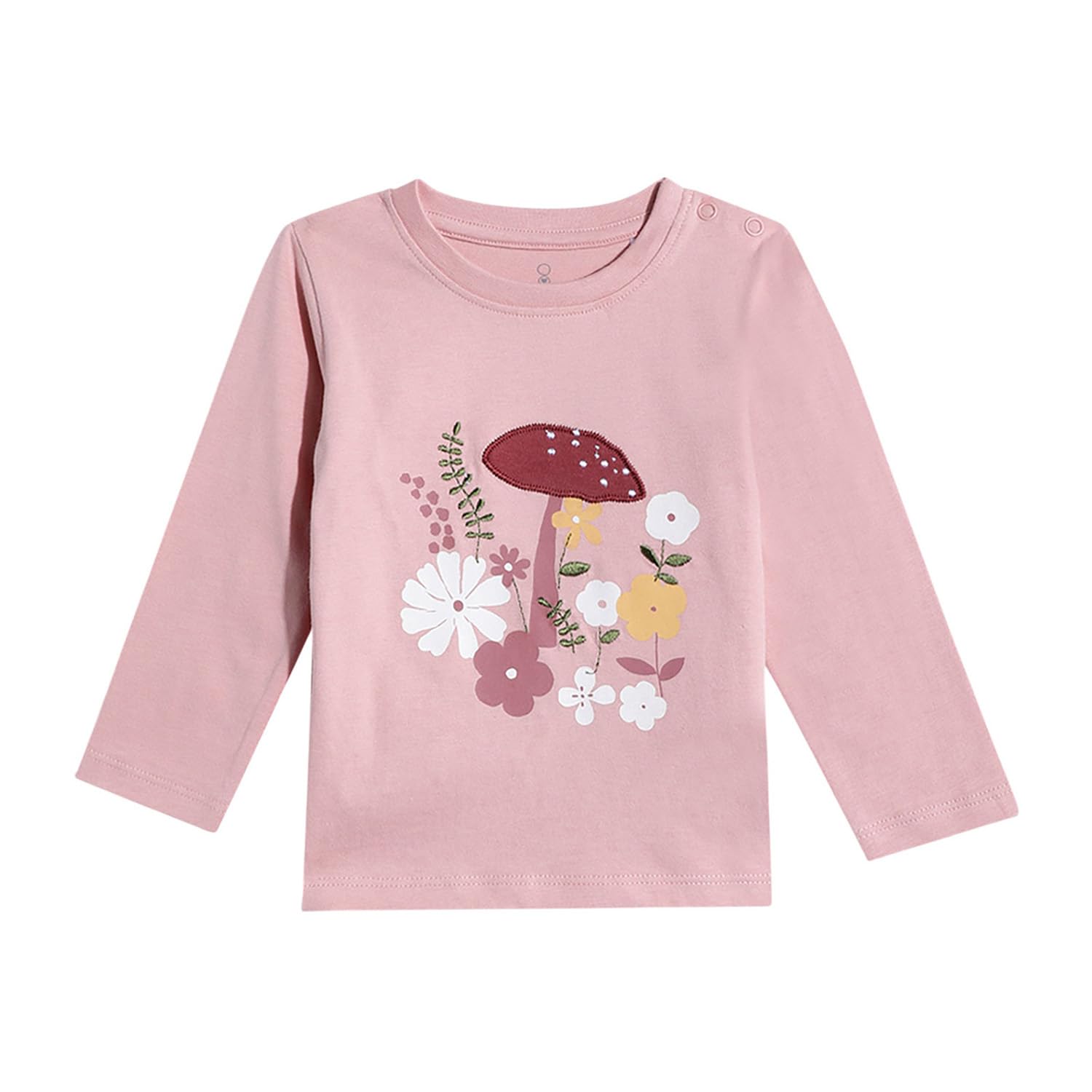 Baby Girls T-Shirt Arctic Berry Print Full Sleeve-image-0
