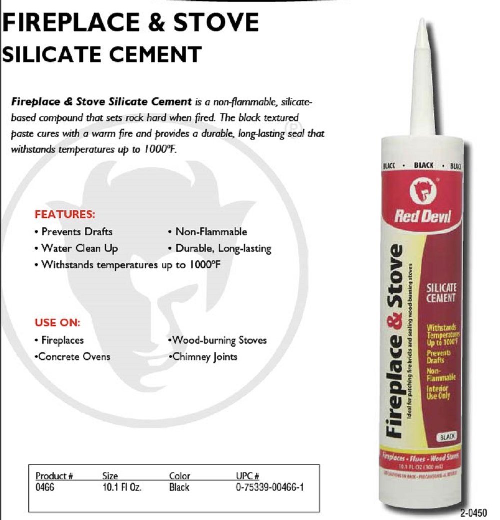 FURNACE CEMENT BLK 16OZ