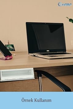 Evene Gizli Çekmece Organizer Masa Altı Saklama Kabı Beyaz Renk Model 3 Egizlicekmece9