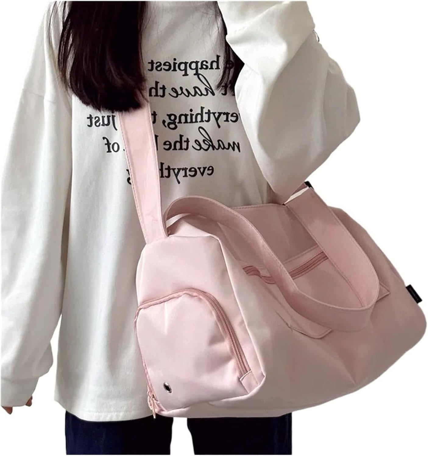 Grand sac à main de voyage pour femme fini le manque de place avec ce fourre-tout en toile