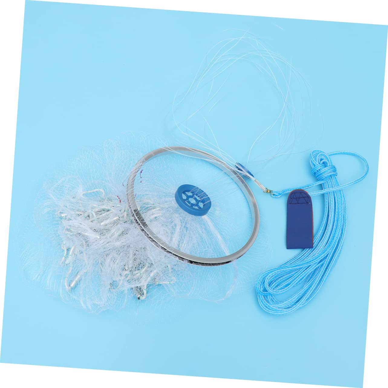 Filet de Portable Mètres pour Crustacés Filet Lancer pour Homard Crevettes Écrevisses Crabes Couleur Aléatoire