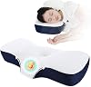 Memory Foam Pillow for Neck Pain Relief - Orthopedic Contour Cervical Support - Ergonomic Design with Washable Cover for Side and Back Sleepers