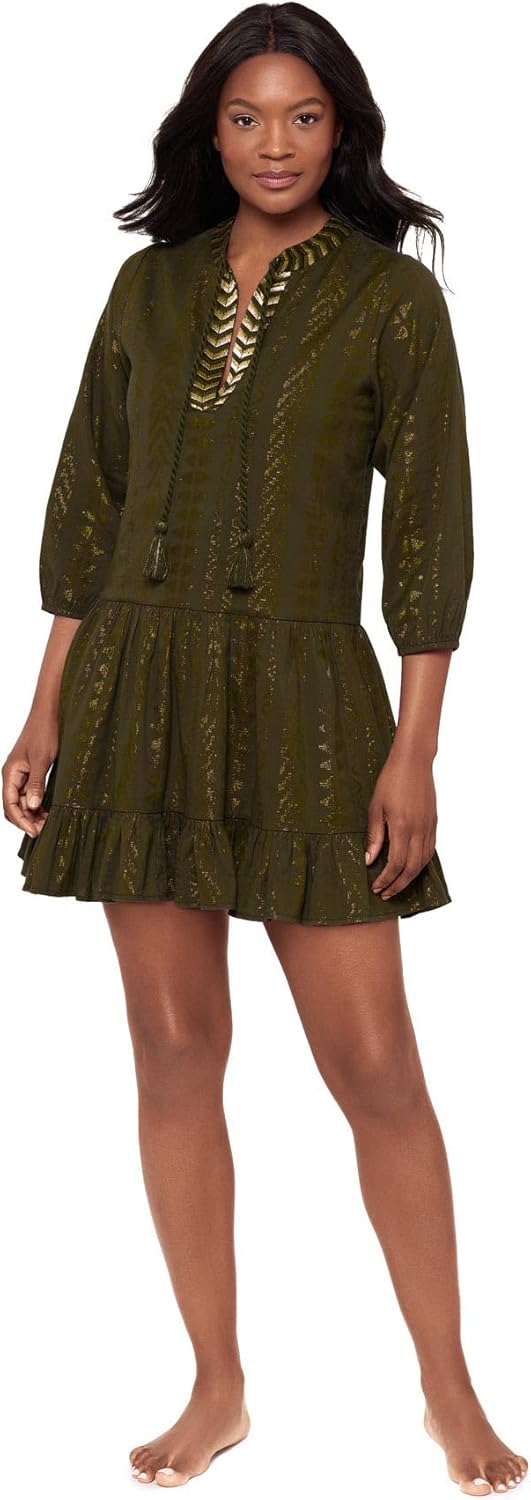 Miraclesuit Women's Swimwear Jacquard Beach Dress Swimsuit Cover Up