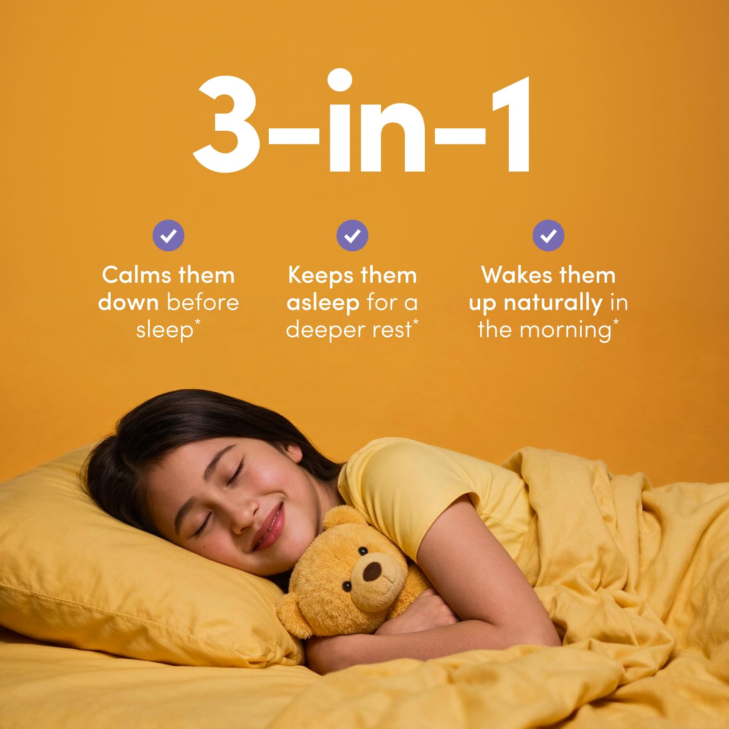 FIRST DAY Kids Magnesium Gummies, Citrate + L-Theanine, No Melatonin, 60 Ct — Amazon image 3