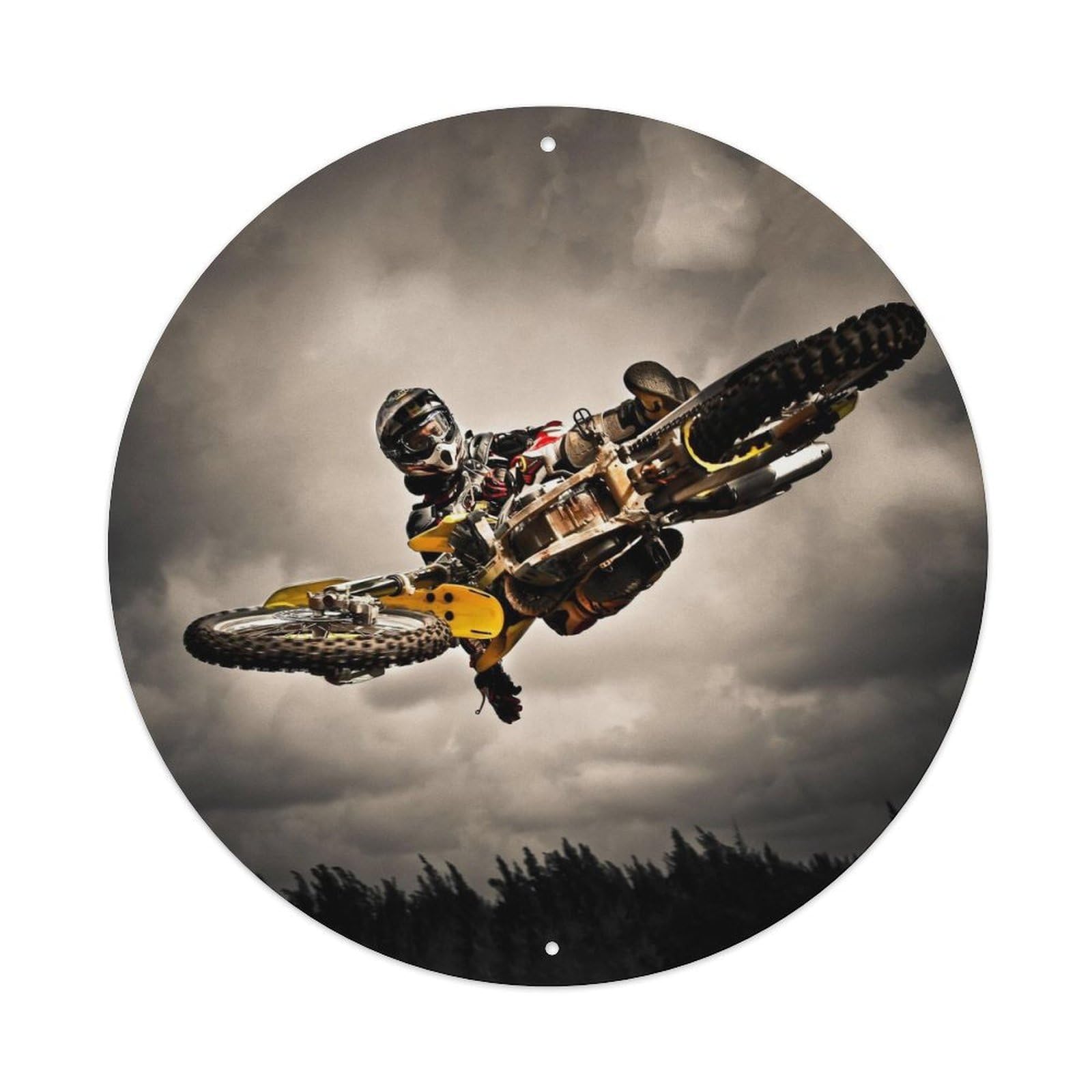 Motocross Dirt Bike Freestyle Extreme Sports Metal Tin Sign