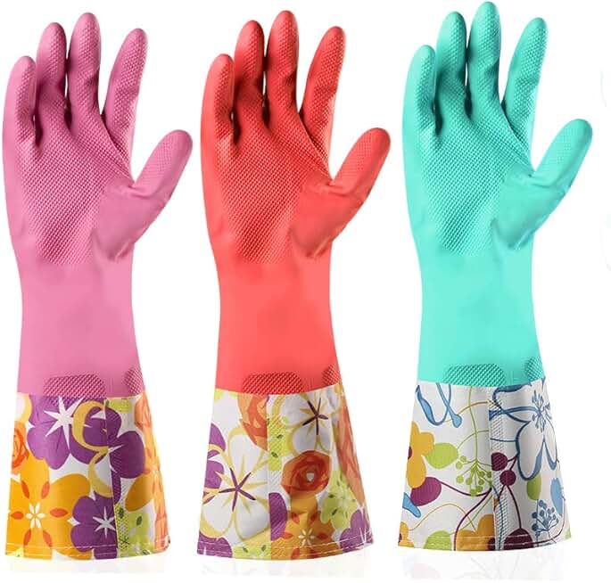 fancy rubber gloves