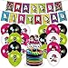 Friday Night Funkin simyron Friday Night Funkin Set Compleanno Kit Friday Night Funkin Game Palloncini a Tema Banner Cake Toppers Per Torta Per Bambini Adulti Decorazione Per Feste Di Gioco