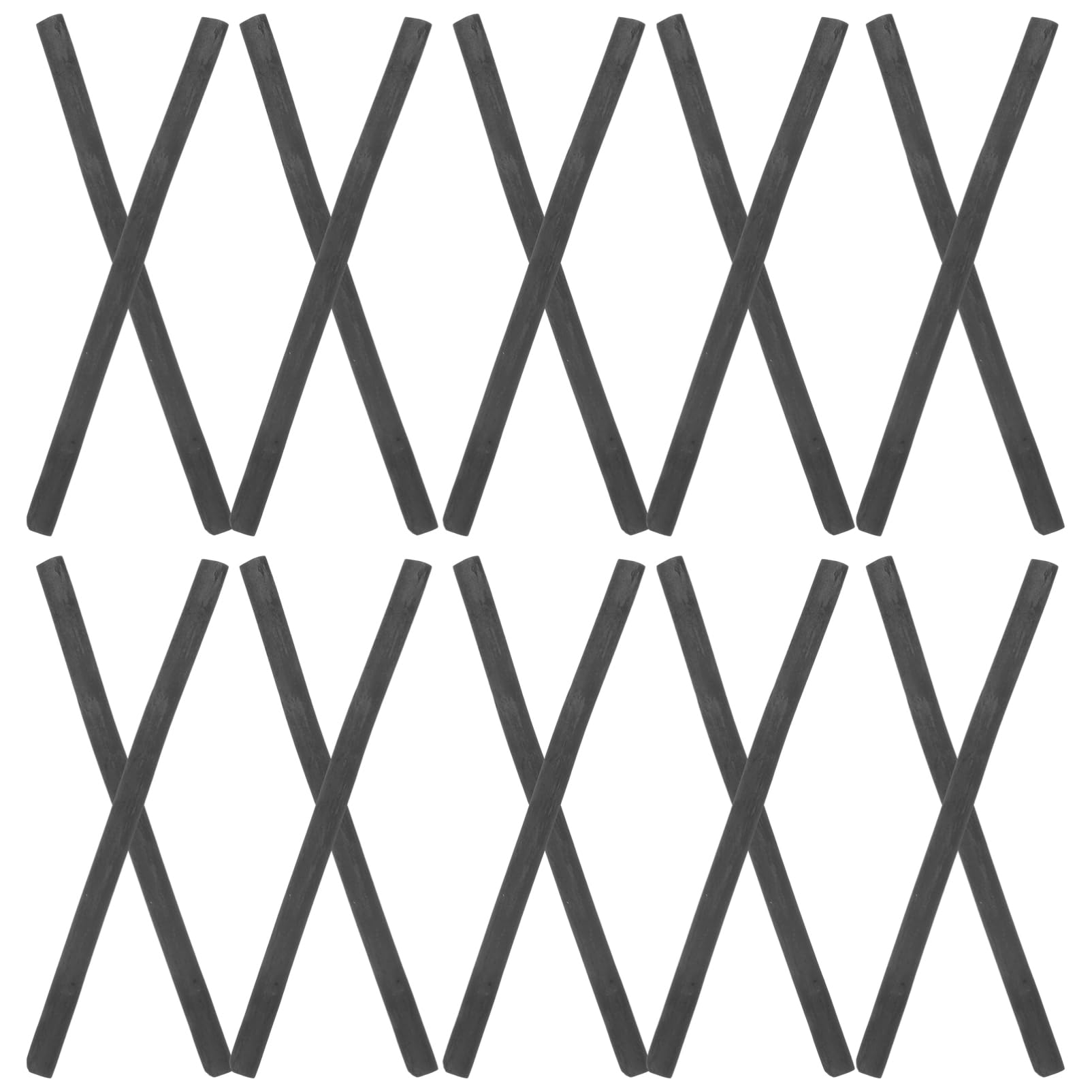 NUOBESTY 60piezas Lápices De Comprimido Para Artistas Palos De Dibujo Willow Para Sombreado y Esbozo Para Artistas y Aficionados
