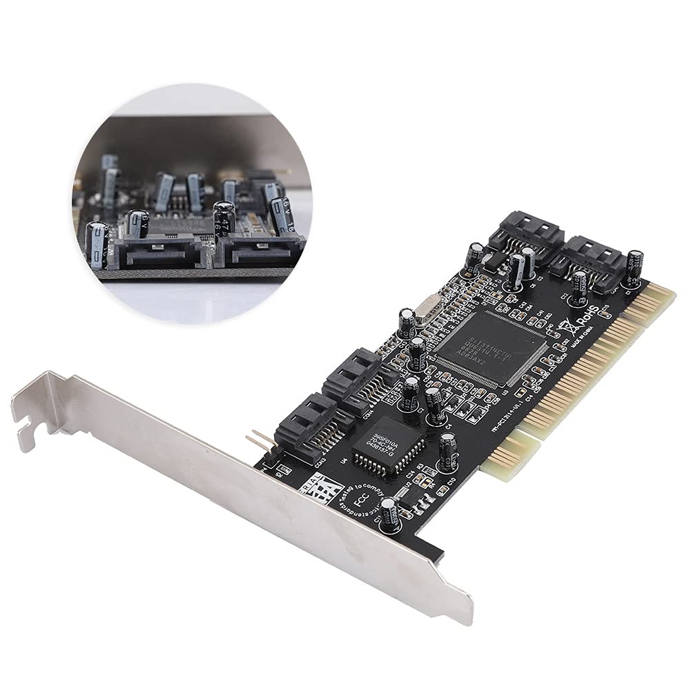 Ausla PCI 16X a 4 Porte Riser Card, Sil3114
