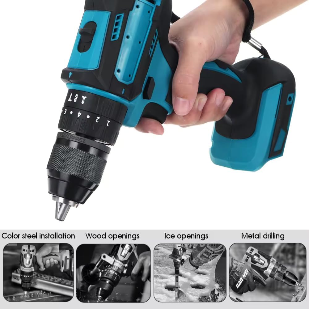 Adrohai 3.6V 2000mah Cordless Rechargeable Electric Screwdriver Rechargeable Hand Drill for Home Cordless Power Tools | Mini Cordless Screwdriver Set with LED Work light (29 in 1 Drill Tool) 1
