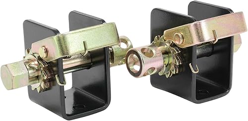 Miniatura 5 de Mytee Products Cabrestante de amarre de 2 pulgadas (4 izquierdas, 4 derechas) Soldadura en pista de amarre de remolque Dolly Strap Truck Flat