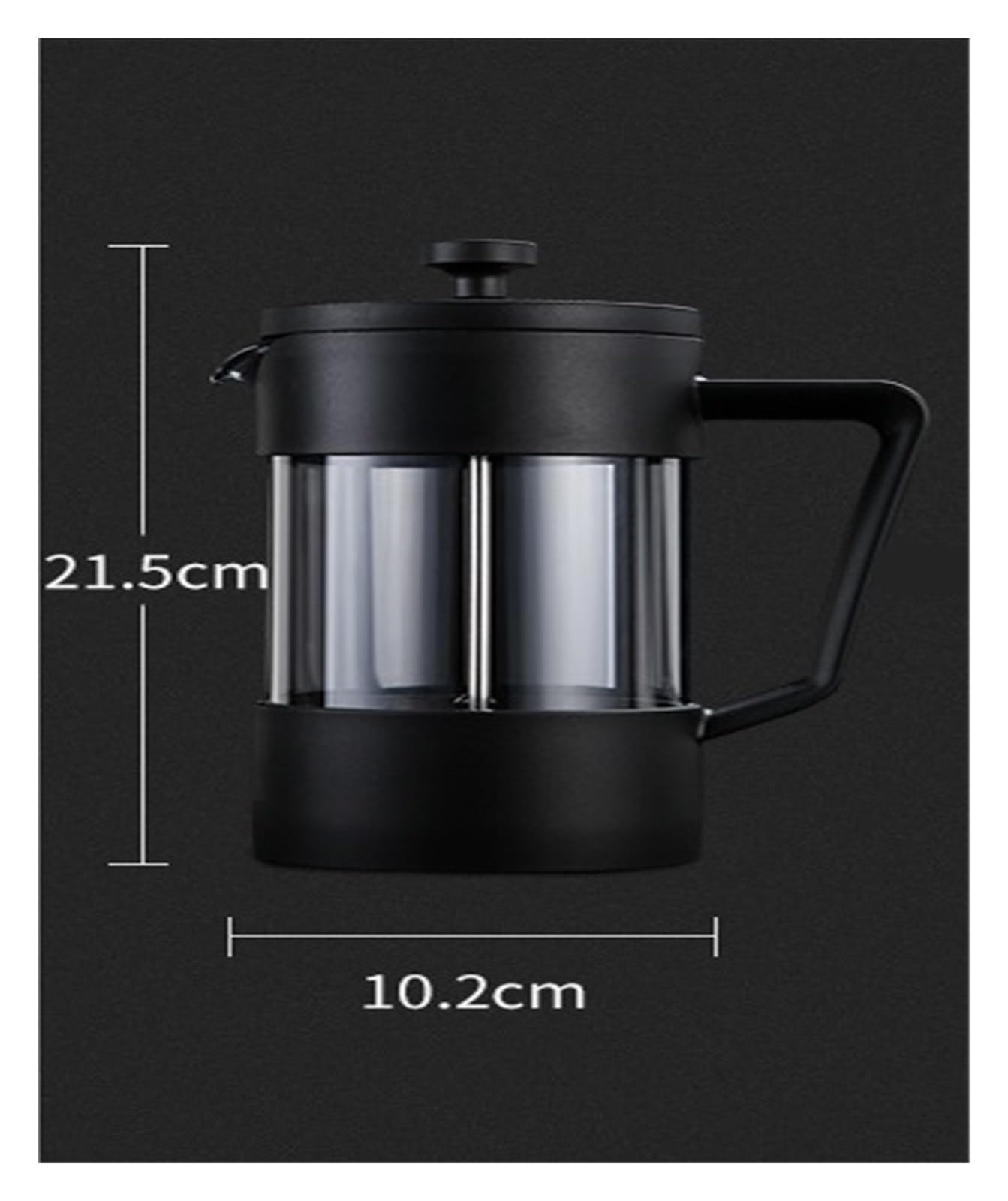JINSHANLIANG Stainless Steel French Press Coffee Pot Filter Tea Brewing Tea Maker