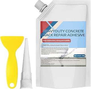 Crack Filler Concrete, Self Leveling Repair, Waterproof with Sturdy, Caulk with Easy Application, Concrete Repair, Heavy Duty Sealant for Driveway Sidewalk Patio Asphalt Foundation Floor Wall