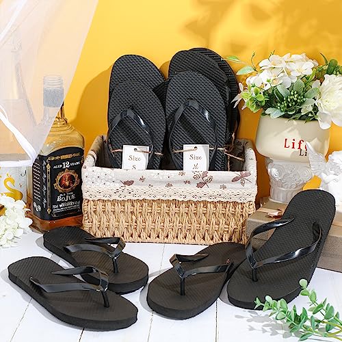 Unittype 72 Pairs Flip Flops Bulk for Wedding Assorted Size Sandals Pack Casual Slippers Flip Flops for Adults Women Men Wedding Bridal Shower Favors Hotel Travel Spa Pool Party Supplies3