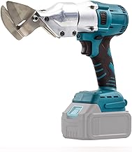 Electric Sheet Metal Shearer Compatible with Makita 18V Battery, Brushless Metal Electric Shearer, 360° Electric Shearer for Cutting Steel, Max 2mm Brushless Motor (without