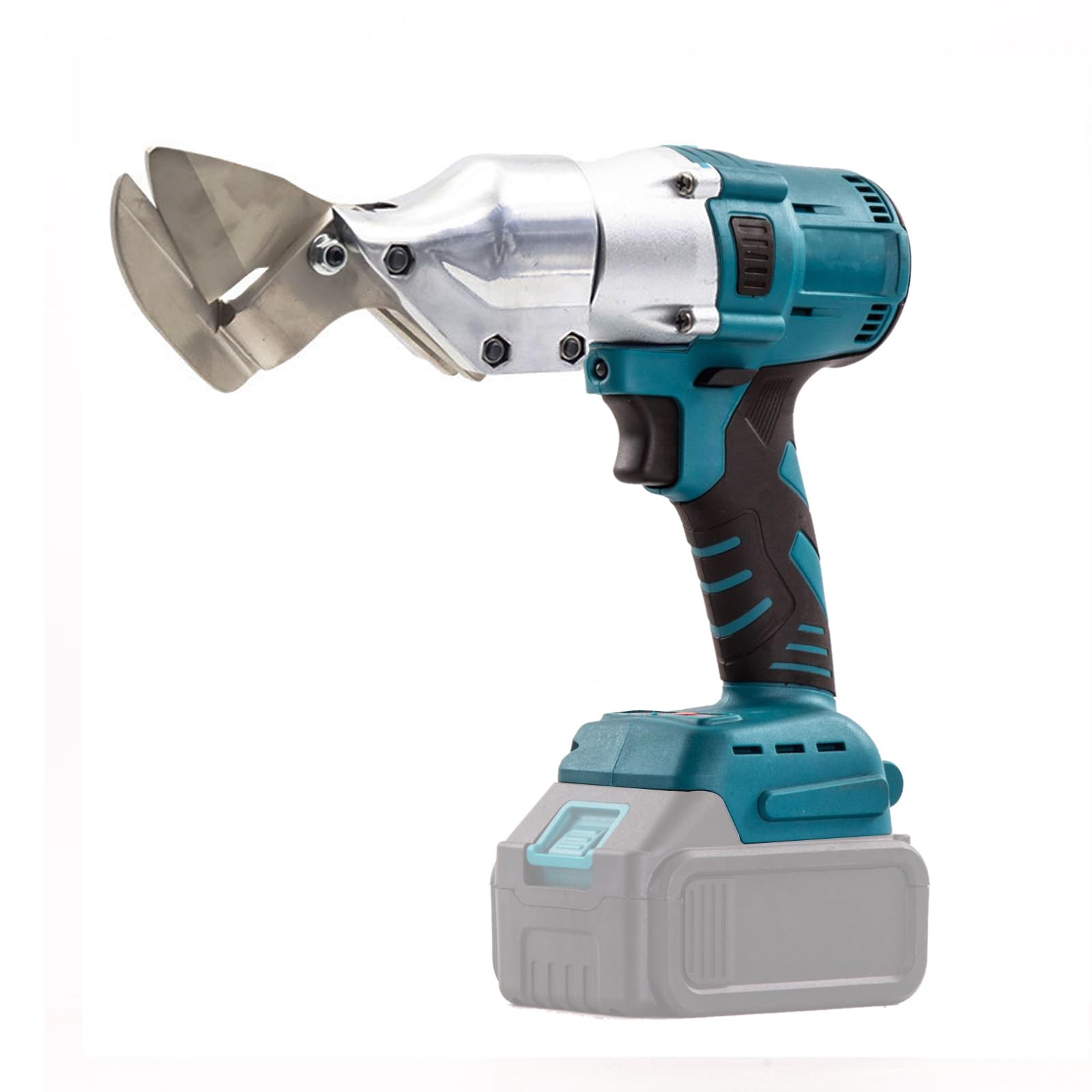 Cisailleuse électrique en tôle compatible avec batterie Makita 18V, cisailleuse électrique en métal sans balais, cisailleuse électrique à 360° pour couper l'acier, moteur sans balais Max 2,0 mm (sans