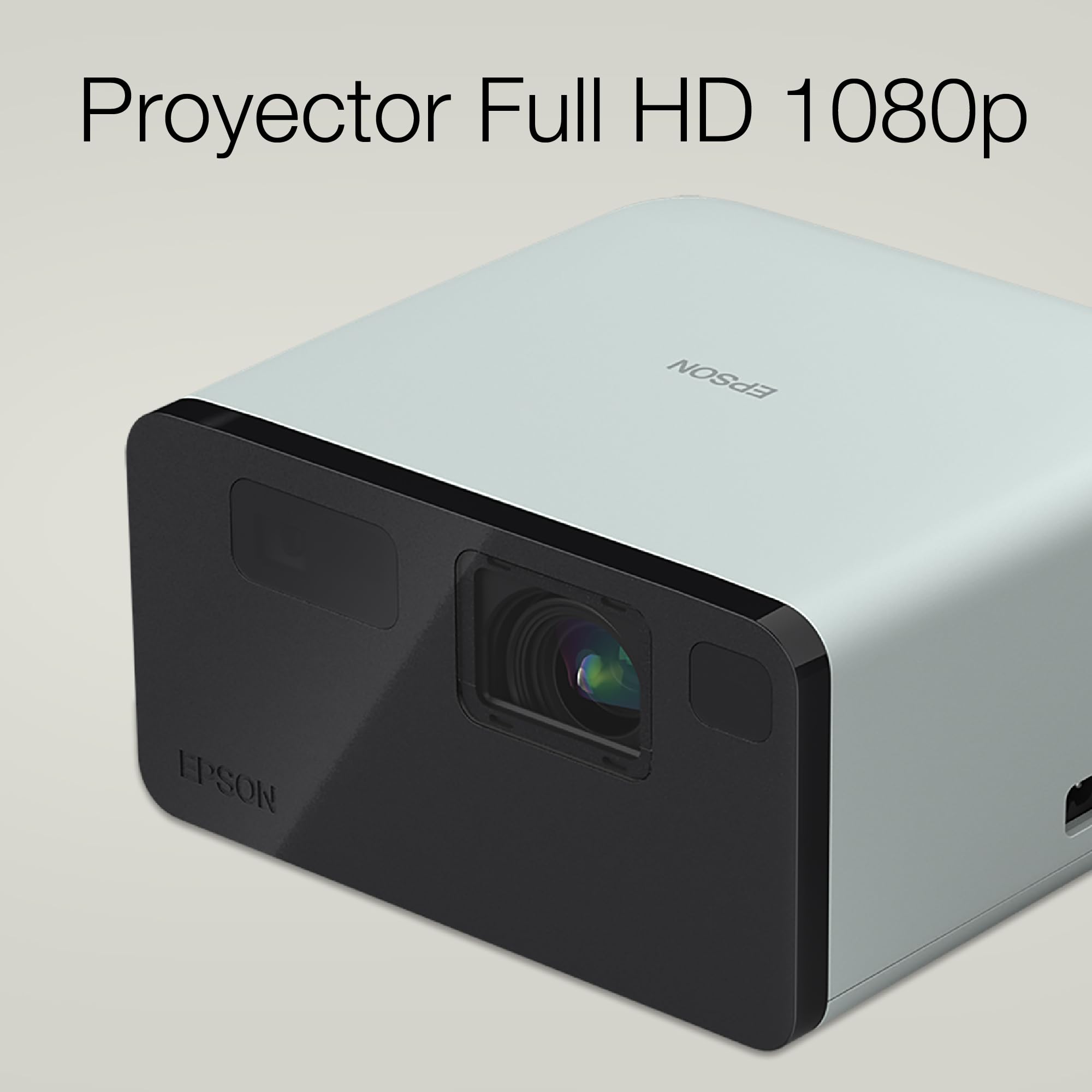 Epson EF-21G Mini Smart Laser Projector | Proyector Portátil Full HD, 1920 x 1080p, Altavoz Bluetooth de 5W, Proyección a Pared, Suelo o Techo, 1000 Lúmenes, Google TV | 150", Verde