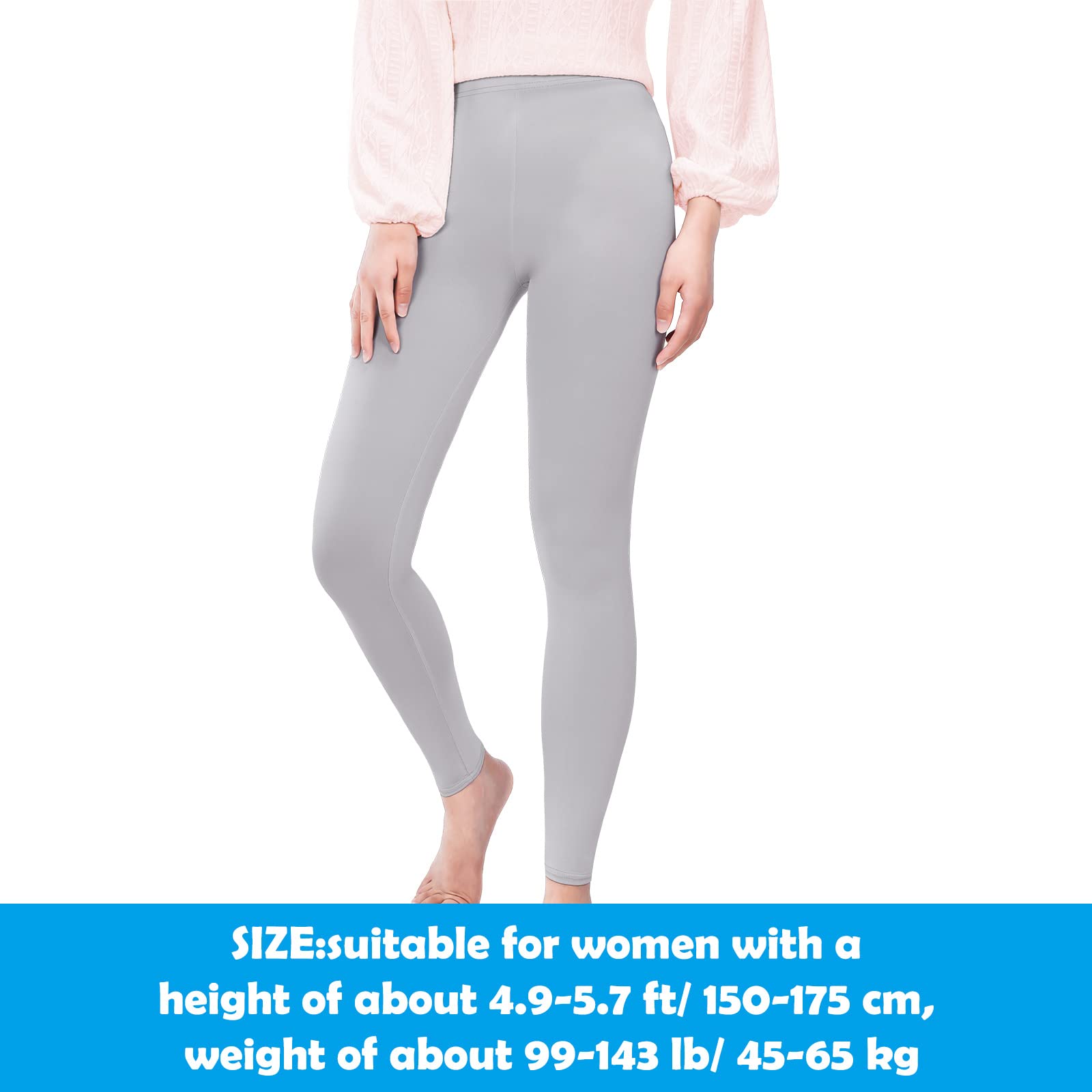 Jeyiour 3 Paar Frauen Golf Sonnenschutz Strümpfe Kühlende Golf Strumpfhosen UV-Schutz Sport Leggings für Sommer Golf