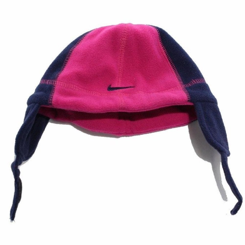 Nike Dziewczęce rękawiczki czapka zimowa zestaw różowy czerwony niebieski