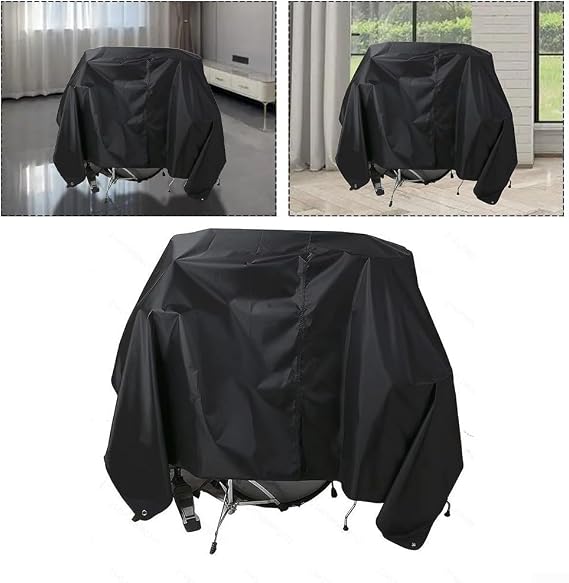 Protective Water Resistant Drum Cover with Weighted Corners for Outdoor Furniture to Keep Dust and Moisture Away (275 * 200)