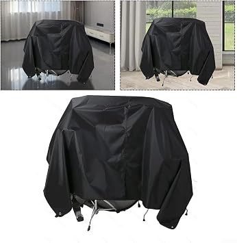 Protective Water Resistant Drum Cover with Weighted Corners for Outdoor Furniture to Keep Dust and Moisture Away (275 * 200)