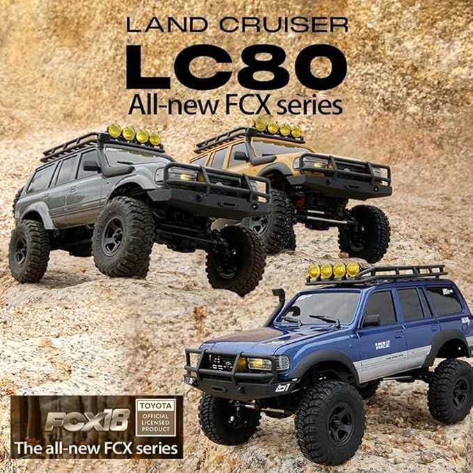 Amazon.co.jp: FMS 1/18 FCX18 RCクローラー ランドクルーザー LC80