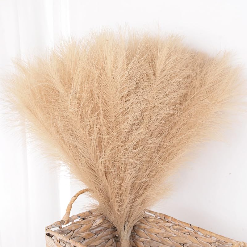 Ramo Artificial de Pasto Pampas Grande 15pcs miniatura 5