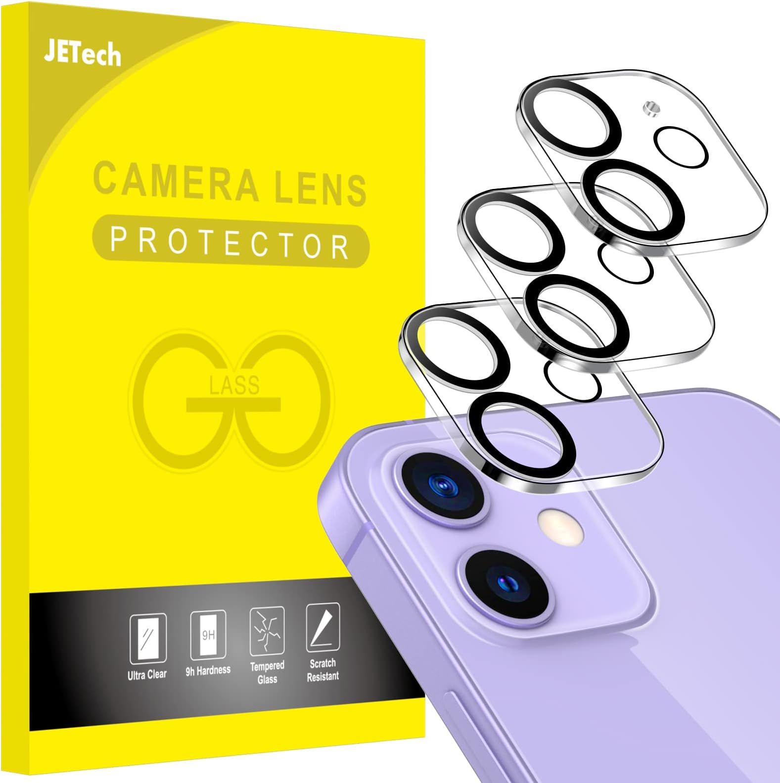 JETech Camera Lens Protector for iPhone 11 6.1Inch and