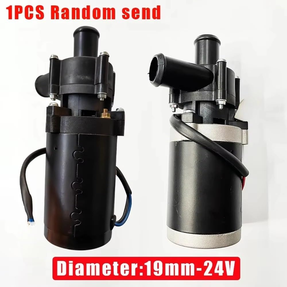 Q10KW 12KW Calibro 19mm Pompe L'acqua Circolazione Per Auto Aria Calda Caldaia Ad Acqua Calda 16.3KW 25mm Pompa Motore Spazzolato Per 12V Pompa Dell'acqua Pompe Acqua(SB19cm24v-black)