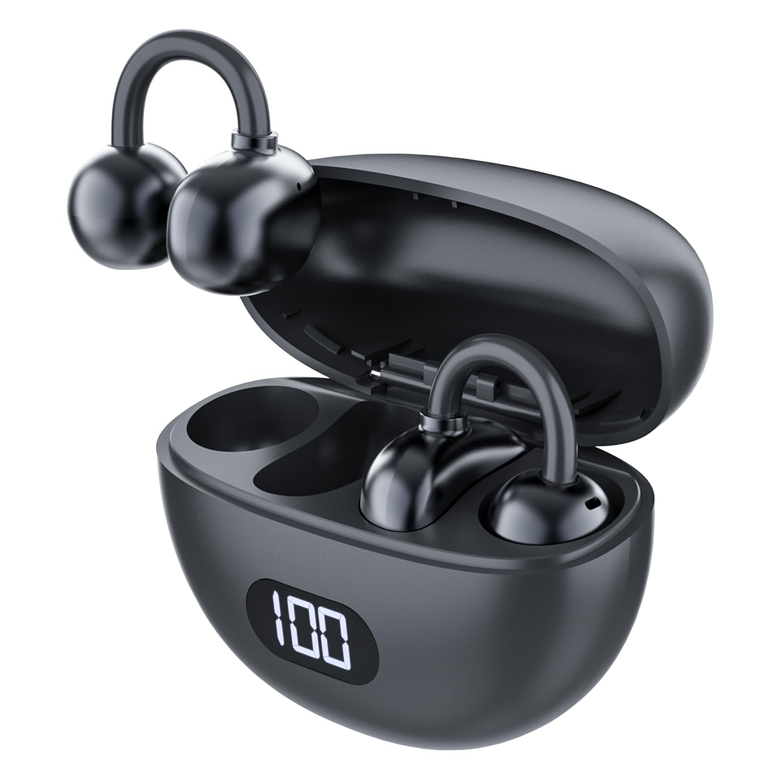 Auricolari Traduttori AI 3-in-1 con Ganci per Orecchie, Cuffie Auricolari Traduttori AI 3-in-1 con Ganci per Orecchie, Cuffie