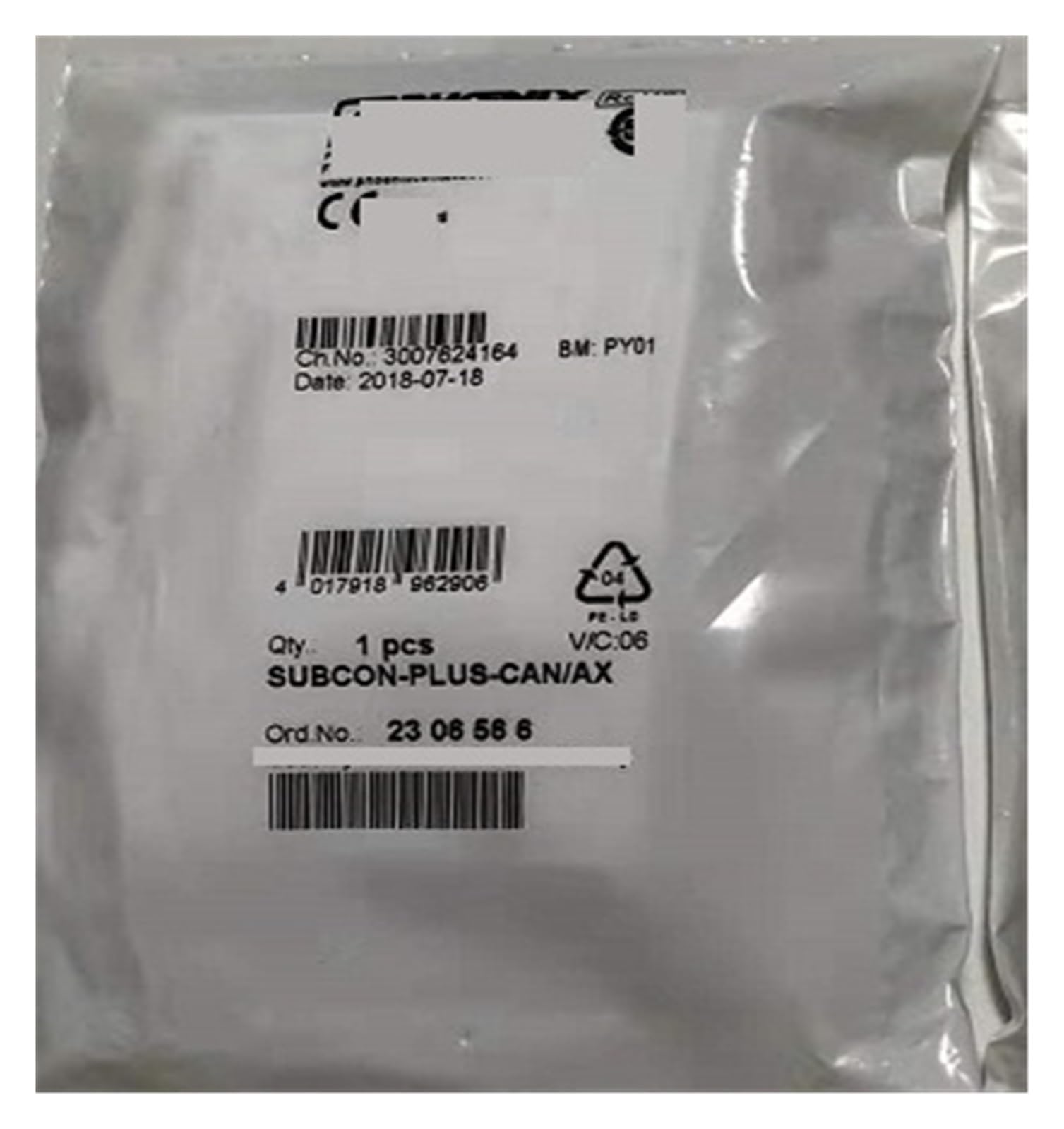 Conector SUBCON-PLUS-CAN/AX 2306566           para optimizar la transferencia de datos en bus 2