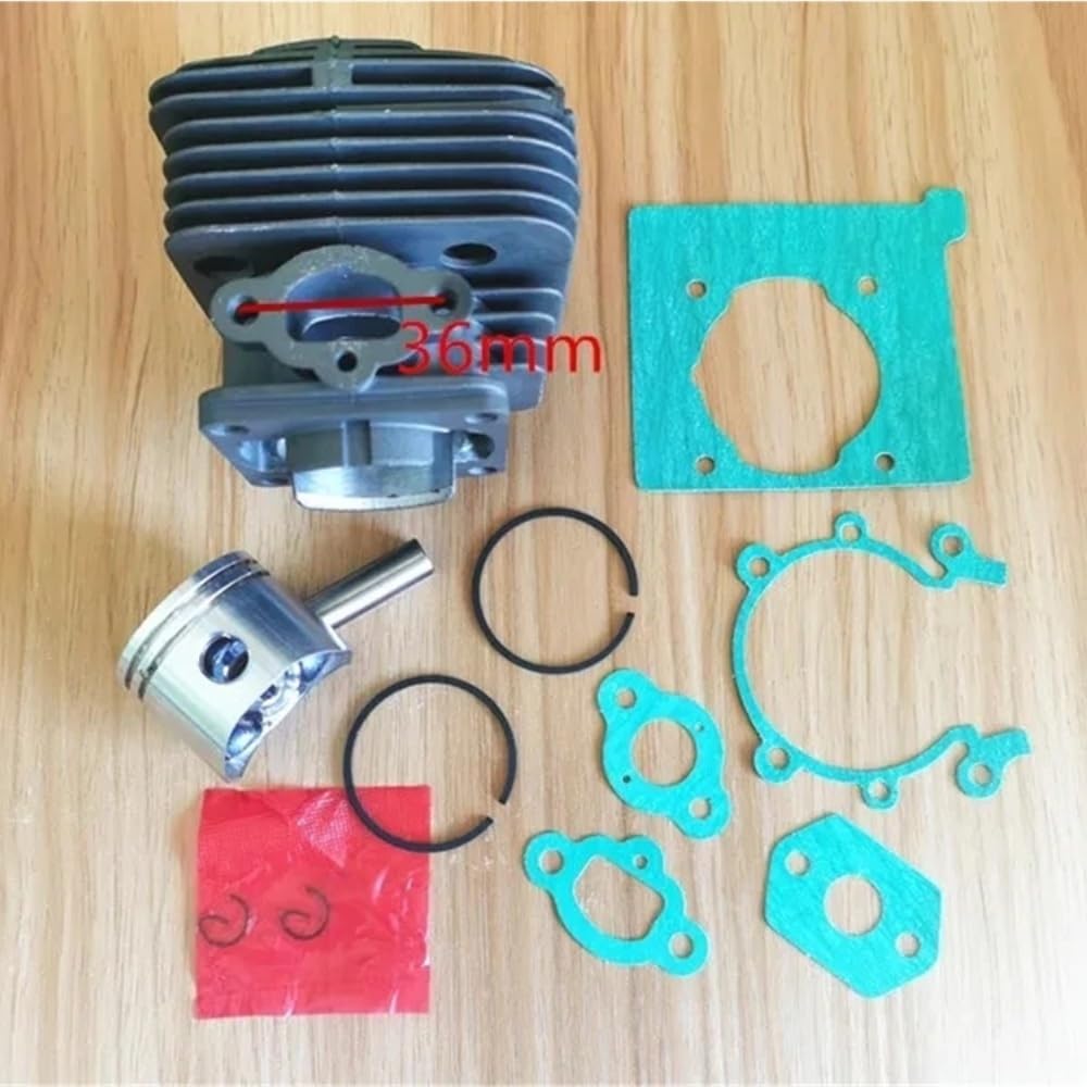 Kit de Clips de Pasador de Anillo de pistón de Cilindro, Junta Completa de 40mm, Compatible con desbrozadora EF OM43 OM44, ZY W
